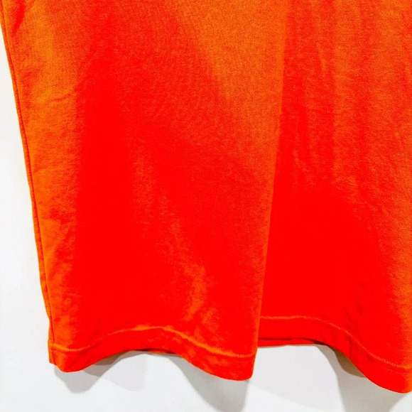 ๐5/40$๐ OLD NAVY Orange Graphic Sports T-Shirt | NY Print Activewear - Picture 6 of 8